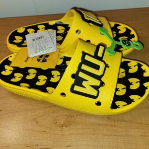 Wu-Tang M7 W9 Croc Slides NWT
